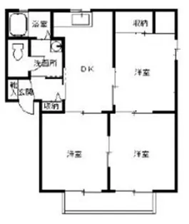 群馬県前橋市上泉町【アパート】の間取り