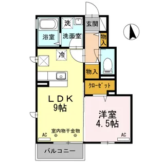 東京都西東京市東町5【アパート】の間取り