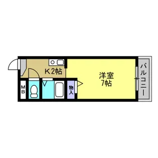 エクセルハイツ【2階】の間取り