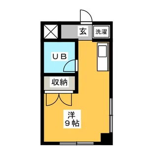 杉荘マンション【1階】の間取り