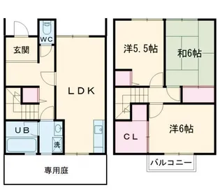 ハーブプラザ和泉鳥取I番館の間取り