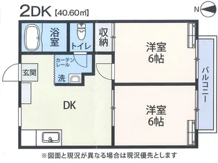 コンフォート新吉田A棟【3階】の間取り