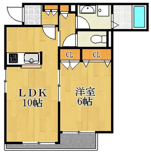 Ever Green Place【1階】の間取り