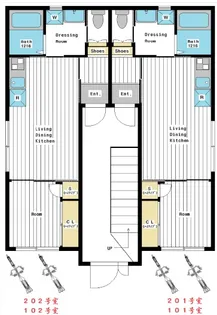 Salut(サリュー)【2階】の間取り