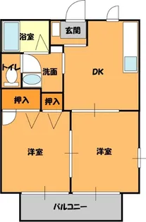 ブルーバード【2階】の間取り