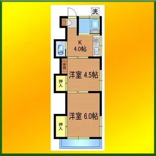 壽荘【2階】の間取り