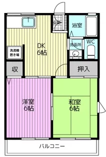 セントラルハイムA【1階】の間取り
