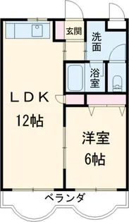 尾池マンション【3階】の間取り