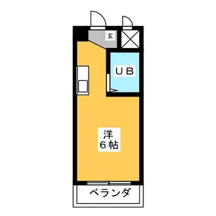 ラトゥール豊【4階】の間取り