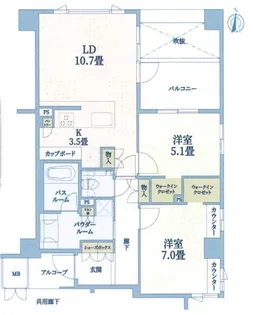 ヴィークコート京都 四条烏丸【4階】の間取り