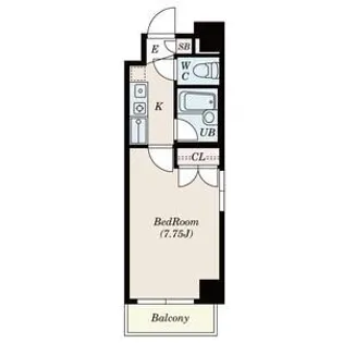 S-FORT八王子【3階】の間取り