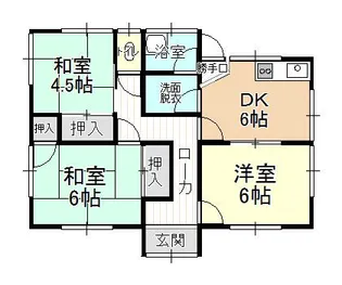山口県防府市多々良2【一戸建】の間取り