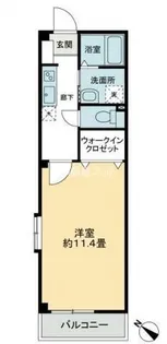 フォブール勝瑞【2階】の間取り