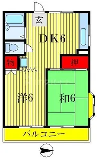 伸光ハイム【1階】の間取り