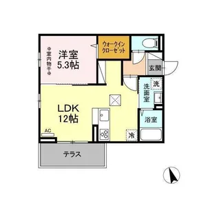 D-Room 清水新居II【2階】の間取り