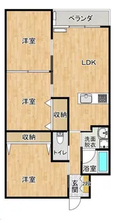 アルコリバーサイド【4階】の間取り