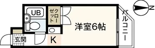 レジデンス十日市【7階】の間取り