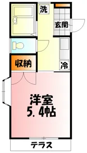 ヤマミチハイツ【2階】の間取り