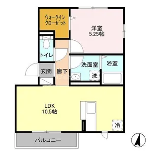オリーブ【1階】の間取り