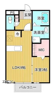 モナリエつの【1階】の間取り