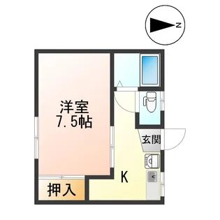 ミネルバ八日町【2階】の間取り
