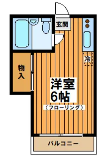 小倉ハイツ【2階】の間取り