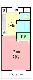 セレッソ クエスタ湘南【2階】の間取り