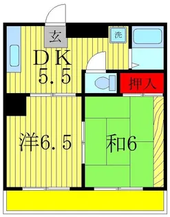 メゾン梅沢 きよしヶ丘【3階】の間取り