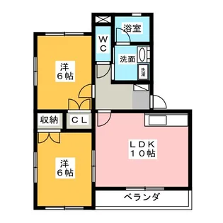 リバーサイド本郷【1階】の間取り