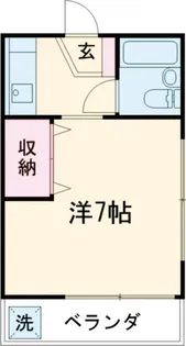 早川荘【2階】の間取り