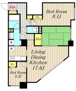 神奈川県相模原市緑区橋本6【マンション】の間取り