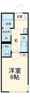 1Kの間取り画像