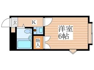 ロードピア レトロ【1階】の間取り