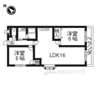 レオハイム津田2【4階】の間取り