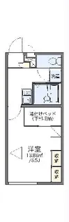 レオパレスレクレドール【1階】の間取り