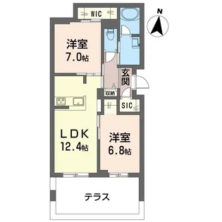 ウインド シュピール【1階】の間取り