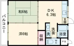 メゾンドール山貴【3階】の間取り