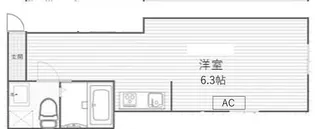 1Rの間取り画像
