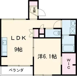 OHKHILL成田東【2階】の間取り