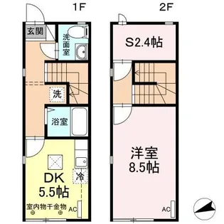 福島県郡山市富田東5【一戸建】の間取り