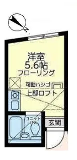 ユナイト石川町フレグランスの杜【2階】の間取り
