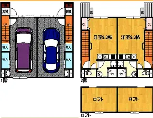 大阪府堺市東区野尻町【一戸建】の間取り