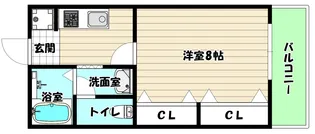 大阪府大阪市東淀川区東中島4【マンション】の間取り