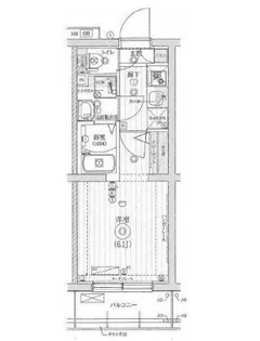 リライア川崎WEST SIDE【3階】の間取り