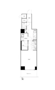 ルーブル白金高輪参番館【4階】の間取り