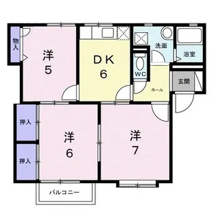 グレイスコート2【2階】の間取り