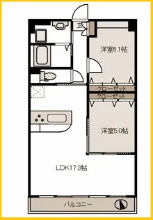 MASANA SIDE【2階】の間取り