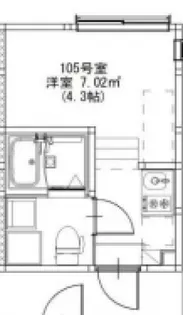 クレール瑞江【1階】の間取り