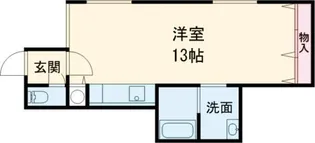 コーポユウコII【1階】の間取り