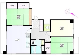 3LDKの間取り画像